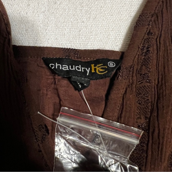 Chaudry KC NWT Cocoa sundress size SMALL - Picture 3 of 6